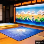 일본의 전통과 현대를 이어주는 문화재 - A master kimono artisan’s workshop in Kyoto blending traditional hand-dyeing techniques with cutting...