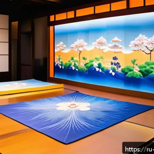일본의 전통과 현대를 이어주는 문화재 - A master kimono artisan’s workshop in Kyoto blending traditional hand-dyeing techniques with cutting...